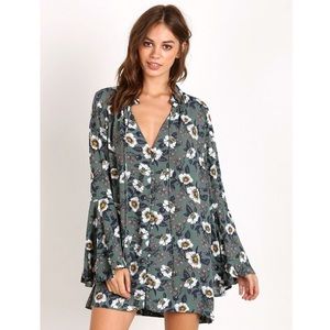 Free People tunic with bell sleeves